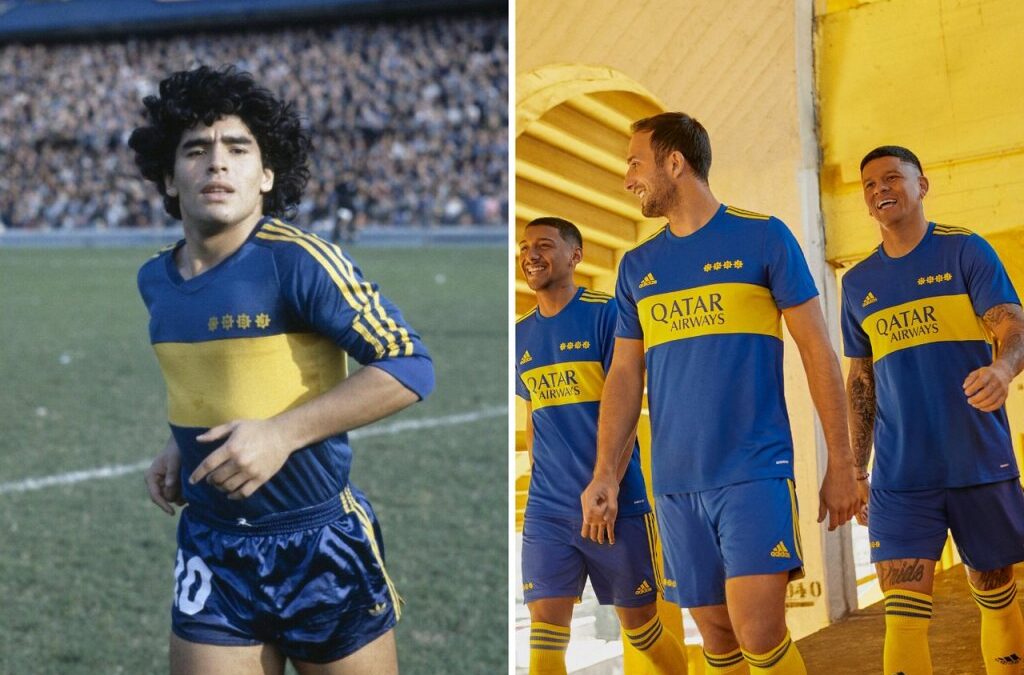 Boca Juniors lança uniforme inspirado em modelo usado por Maradona em 1981